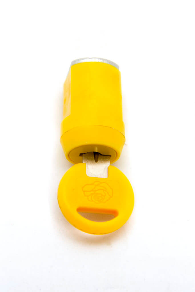 Yellow Cylinder Lock